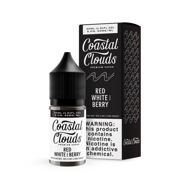 Coastal Clouds Red White and Berry Salt