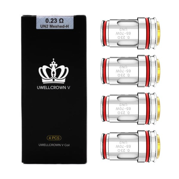 Uwell Crown 5 UN2 Meshed-H Coils 0.23ohm (4 Pack)