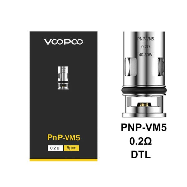 Voopoo PNP VM5 Coils 0.2ohm (5-Pack)