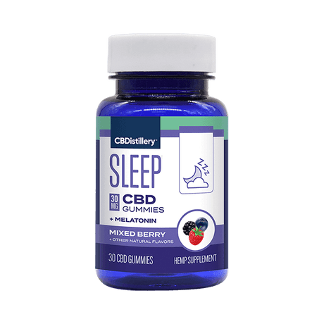 CBDistillery Sleep CBD Gummies + Melatonin 30MG (30 Count)