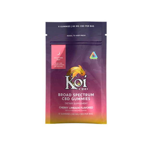 Koi Broad Spectrum CBD Gummies Nighttime Rest 6ct