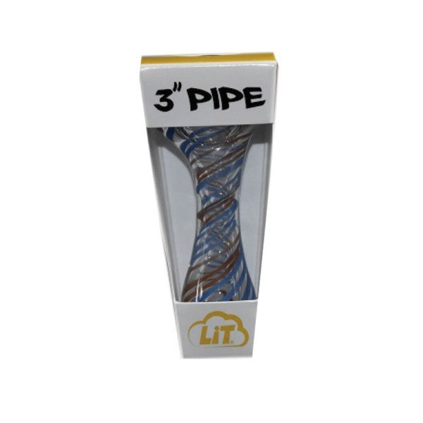 LiT Glass Pipe 3"