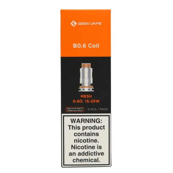 Geekvape B Series Coils 0.6ohm (5-Pack)