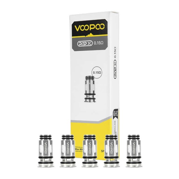 VooPoo PnP X Coils 0.15ohm (5 Pack)